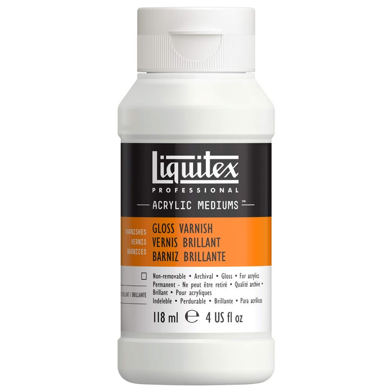 Liquitex Professional Gloss Varnish, 118ml (4-ozl - Image 1